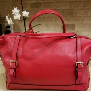 Ora  delphine Red leather bag